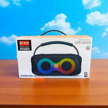 ET-312 RGB Speaker – Powerful Bass, Stylish Design & Wireless Freedom