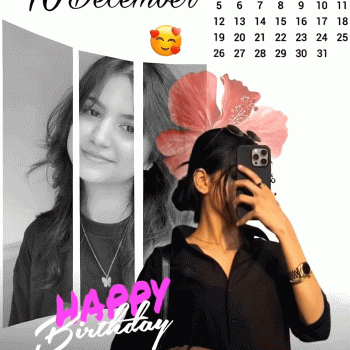 Custom Happy Birthday Photo Frame